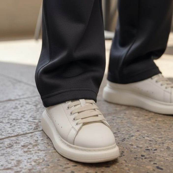 أسود - زوم على الجزمة والفتحة