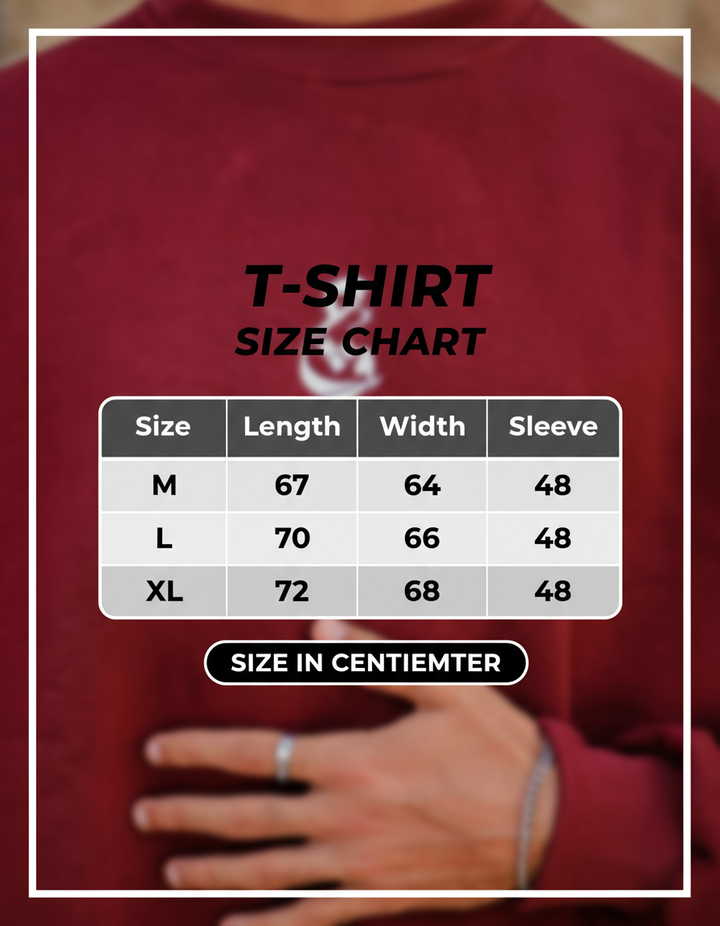 Junior Round Size Chart - Professional